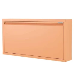 Wohnen Schränke<75x38x13 Schuhschrank mit Klappe aus Stahl - Manty