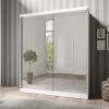 Wohnen Kleiderschränke<180x216x59 Schwebetürenschrank mit zwei Spiegeltüren - Jaines