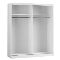 Wohnen Kleiderschränke<180x216x59 Schwebetürenschrank mit zwei Spiegeltüren - Jaines