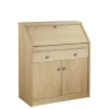 Wohnen Tische<88x101x44 Sekretär mit Eiche Furnier - Bruce