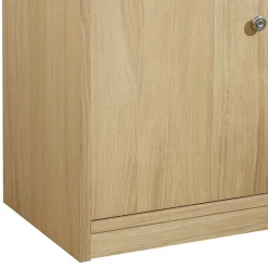 Wohnen Tische<88x101x44 Sekretär mit Eiche Furnier - Bruce