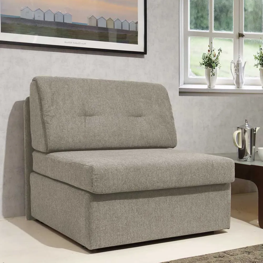 Wohnen Sofas<80x80x84 Sessel ohne Armlehnen mit Bettfunktion - Corisma