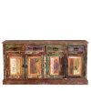 Wohnen Sideboards<160x80x40 Shabby Chic Sideboard auf Sockel - Jamaica