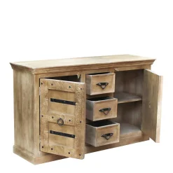 Wohnen Sideboards<150x90x45 Shabby Chic Sideboard in Grey Wash - Abid