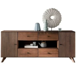 Wohnen Sideboards<180x75x40 Sideboard aus Kernbuche Braun - Malawi