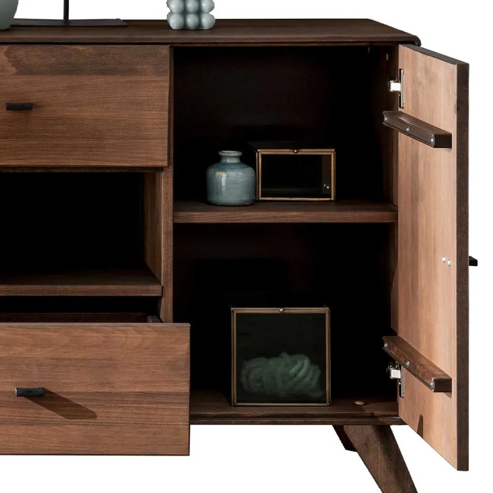 Wohnen Sideboards<180x75x40 Sideboard aus Kernbuche Braun - Malawi
