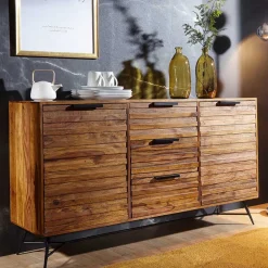 Wohnen Sideboards<160x88x40 Sideboard aus massivem Holz - Dicna