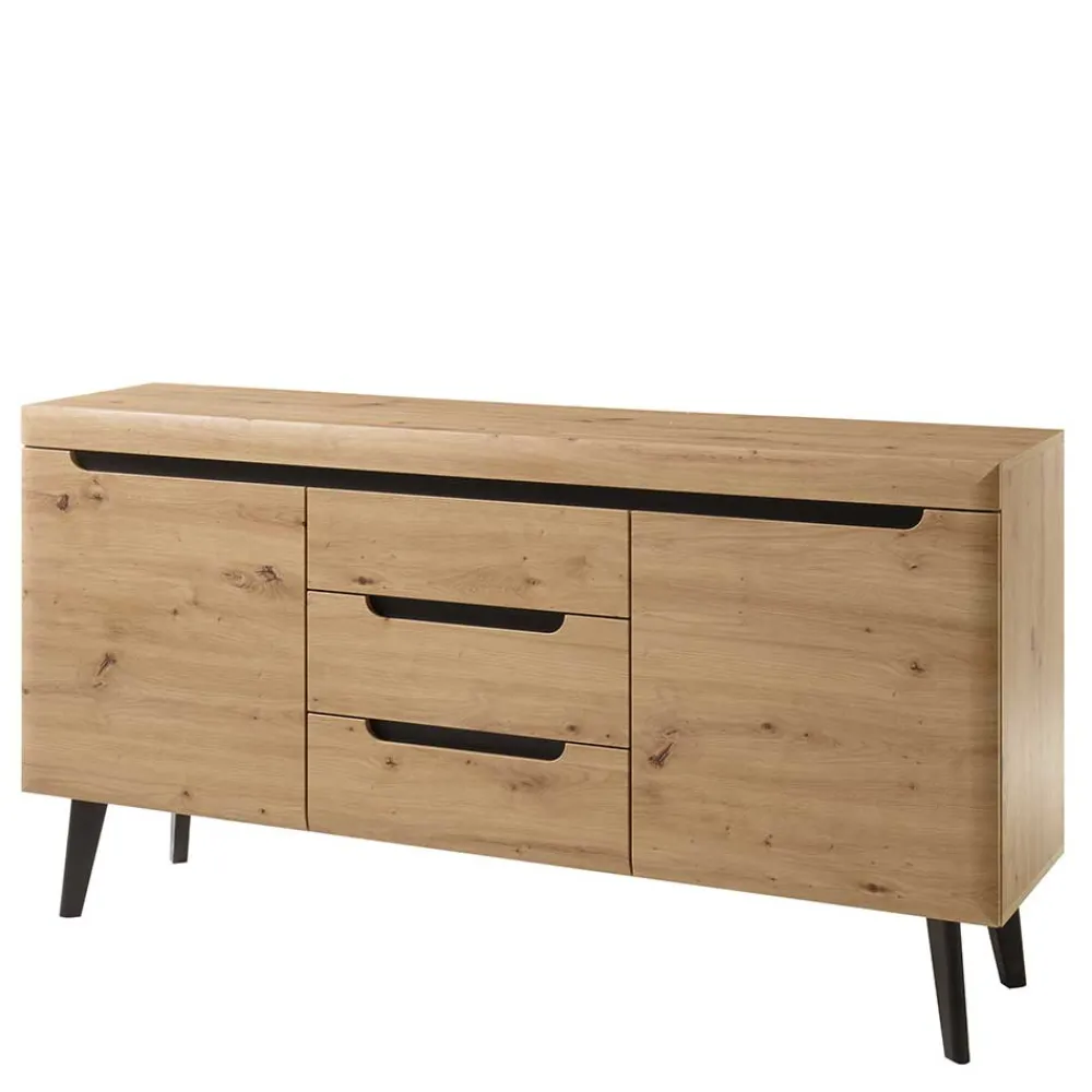 Wohnen Sideboards<160x83x40 Sideboard im Skandi Chic modern - Olcian
