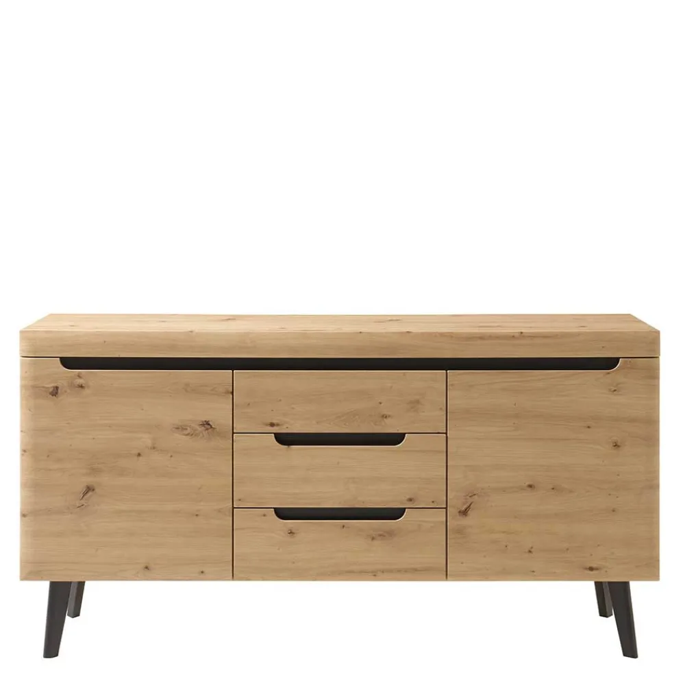 Wohnen Sideboards<160x83x40 Sideboard im Skandi Chic modern - Olcian
