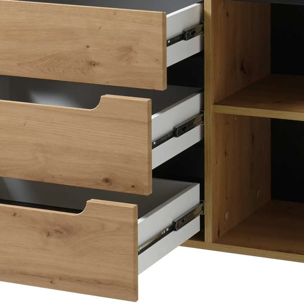 Wohnen Sideboards<160x83x40 Sideboard im Skandi Chic modern - Olcian