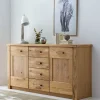 Wohnen Sideboards<165x87x44 Sideboard in Asteiche auf Sockel - Zamron
