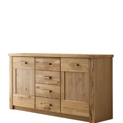 Wohnen Sideboards<165x87x44 Sideboard in Asteiche auf Sockel - Zamron