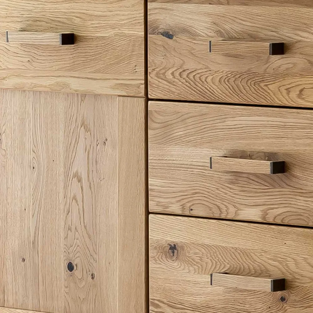 Wohnen Sideboards<165x87x44 Sideboard in Asteiche auf Sockel - Zamron