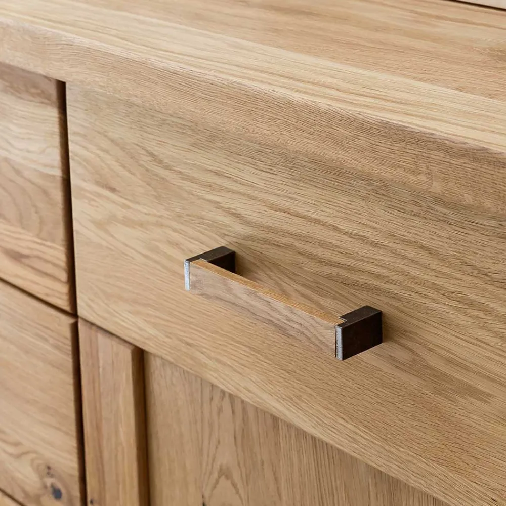 Wohnen Sideboards<165x87x44 Sideboard in Asteiche auf Sockel - Zamron