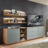 Wohnen Sideboards<240x77x44 Sideboard in Graugrün und Wildeiche - Yoan