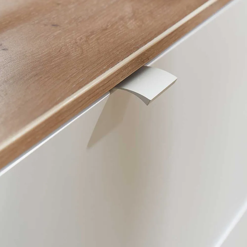 Wohnen Sideboards<240x77x44 Sideboard in Graugrün und Wildeiche - Yoan