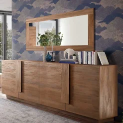 Wohnen Sideboards<241x90x44 Sideboard in Natur Holzoptik - Basento II