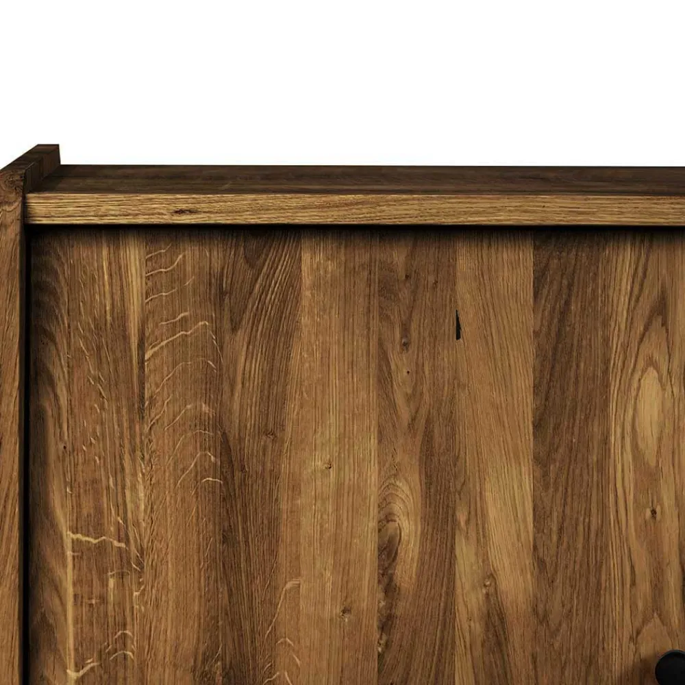 Wohnen Sideboards<160x90x50 Sideboard in Nussbaumfarben lackiert - Nadelle