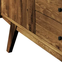 Wohnen Sideboards<160x90x50 Sideboard in Nussbaumfarben lackiert - Nadelle