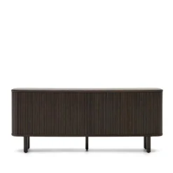 Wohnen Sideboards<180x75x40 Sideboard in Schwarzbraun Esche - Tadaco