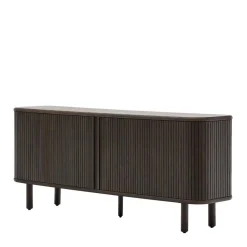 Wohnen Sideboards<180x75x40 Sideboard in Schwarzbraun Esche - Tadaco