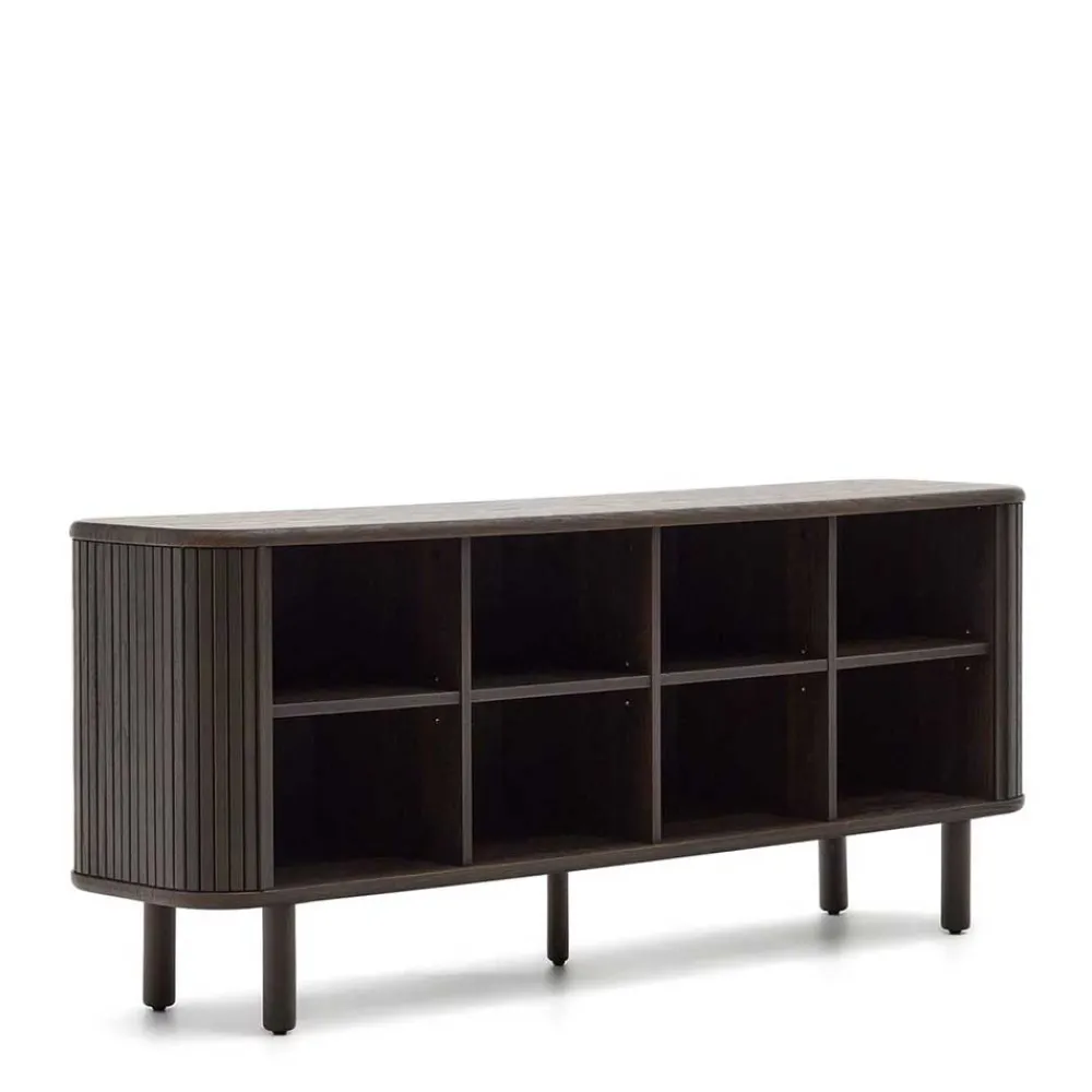 Wohnen Sideboards<180x75x40 Sideboard in Schwarzbraun Esche - Tadaco