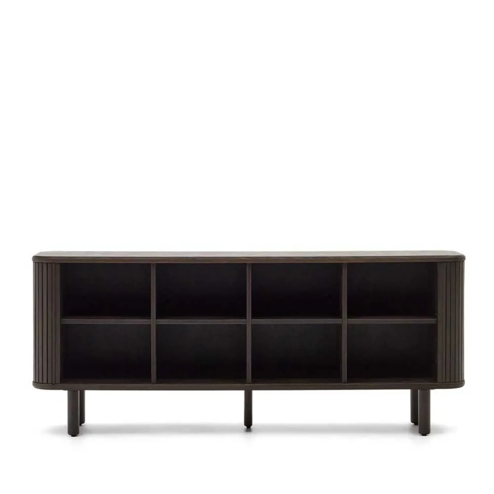 Wohnen Sideboards<180x75x40 Sideboard in Schwarzbraun Esche - Tadaco