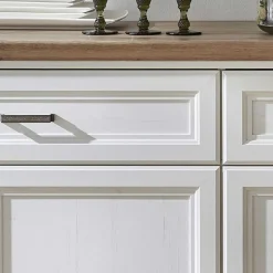 Wohnen Sideboards<171x102x48 Sideboard in Weiß & Eiche - Sinolita