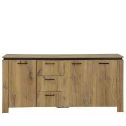 Wohnen Sideboards<180x86x38 Sideboard in Zinneiche Optik - Traudarian