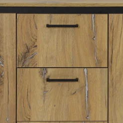 Wohnen Sideboards<180x86x38 Sideboard in Zinneiche Optik - Traudarian