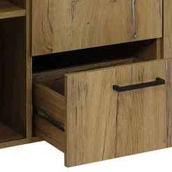 Wohnen Sideboards<180x86x38 Sideboard in Zinneiche Optik - Traudarian