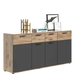 Wohnen Sideboards<180x87x40 Sideboard mit 2 Schubladen & 4 Türen - Lucios