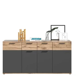 Wohnen Sideboards<180x87x40 Sideboard mit 2 Schubladen & 4 Türen - Lucios