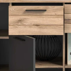 Wohnen Sideboards<180x87x40 Sideboard mit 2 Schubladen & 4 Türen - Lucios