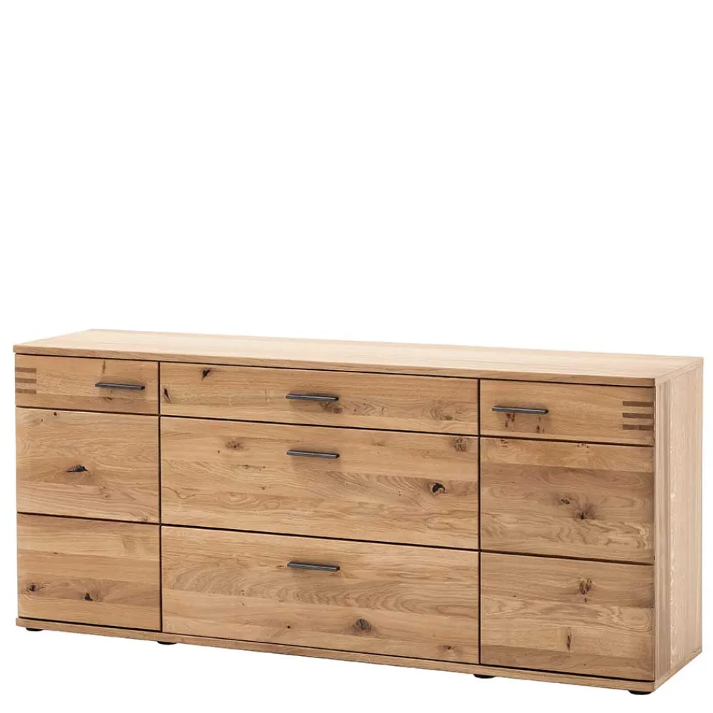 Wohnen Sideboards<180x78x44 Sideboard mit Furnier Eiche Bianco - Crupean
