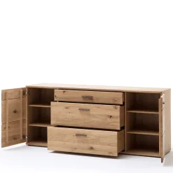 Wohnen Sideboards<180x78x44 Sideboard mit Furnier Eiche Bianco - Crupean