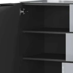 Wohnen Sideboards<184x102x42 Sideboard mit Glasfront - Ruudy