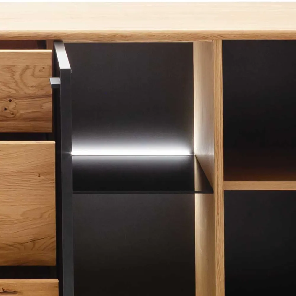Wohnen Sideboards<180x86x44 Sideboard mit Metall Bügelgestell - Flacona