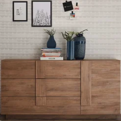 Wohnen Sideboards<181x90x44 Sideboard mit sechs Schubladen & Tür - Basento