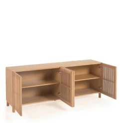 Wohnen Sideboards<180x72x43 Sideboard mit vier Lamellen Türen - Azuro