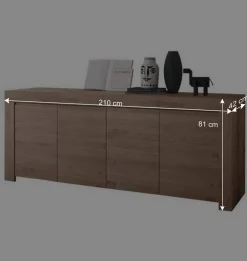 Wohnen Sideboards<210x81x42 Sideboard mit zwei Doppeltüren - Karika