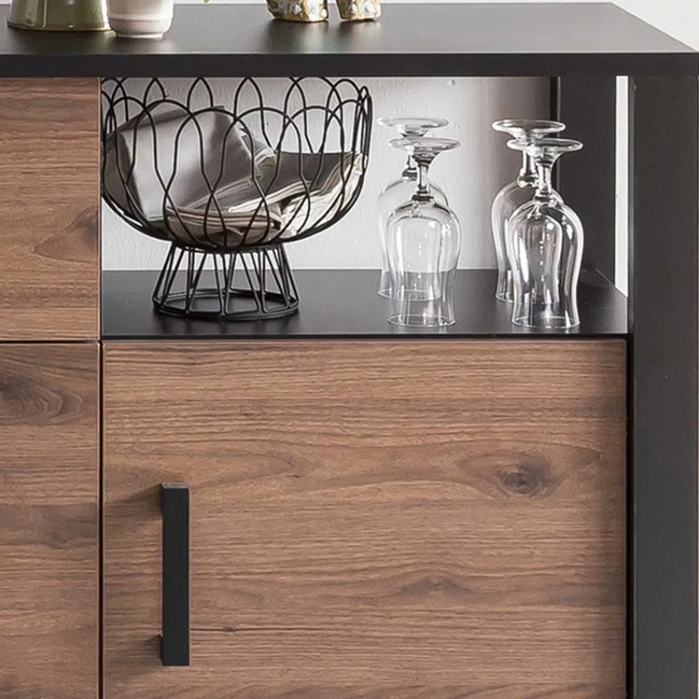 Wohnen Sideboards<160x90x45 Sideboard mit zwei offenen Fächern - Dudleys