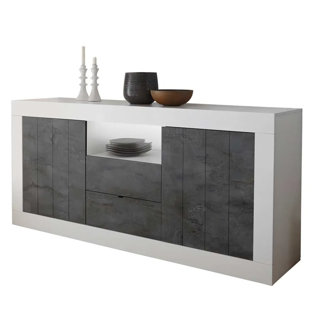 Wohnen Sideboards<184x86x43 Sideboard modern zweifarbig - Voskala