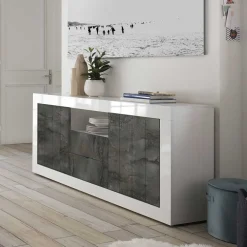 Wohnen Sideboards<184x86x43 Sideboard modern zweifarbig - Voskala