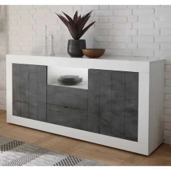 Wohnen Sideboards<184x86x43 Sideboard modern zweifarbig - Voskala