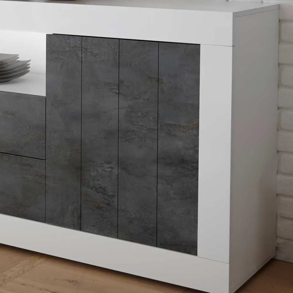 Wohnen Sideboards<184x86x43 Sideboard modern zweifarbig - Voskala