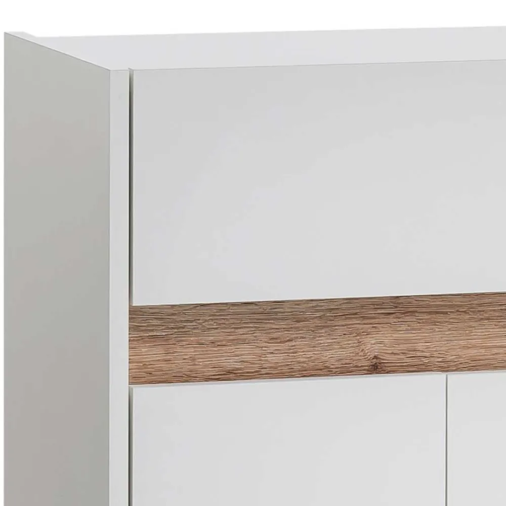Wohnen Kommoden<112x85x33 Skandi Flurkommode in Weiß - Etravia