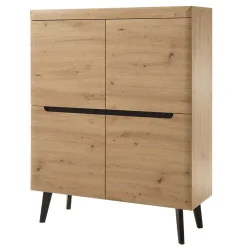 Wohnen Highboards<107x134x40 Skandi Highboard 4-türig - Olcian