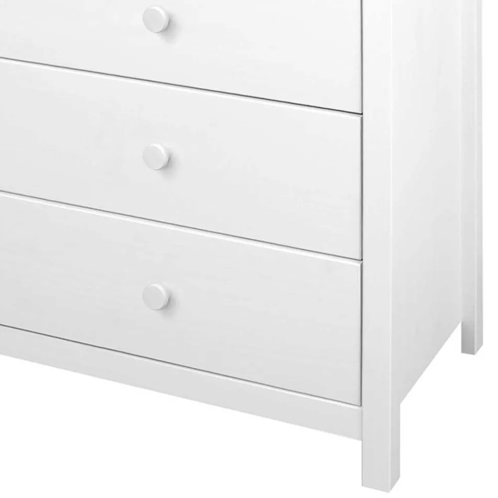 Wohnen Sideboards<130x80x45 Skandi Kommode mit sechs Schubladen - Etrinas