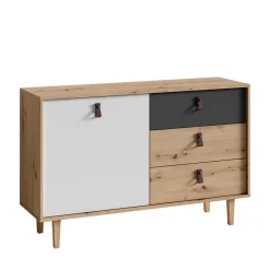 Wohnen Sideboards<120x77x37 Skandi Kommode modern - Grascon